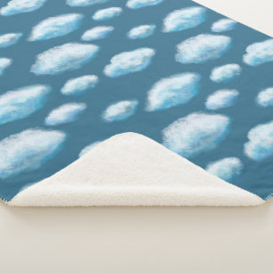 Zachte wolken sherpa deken