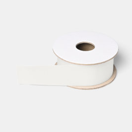 Zachte Wolkenwitte Effen Kleur Van Het Jaar Grosgrain Lint