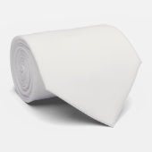 Zachte Wolkvormige Witte Effen Kleur Van Het Jaar  Stropdas (Opgerold)