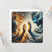 Zachte woorden, kalm hart kaart (Voorkant / Achterkant in situ)