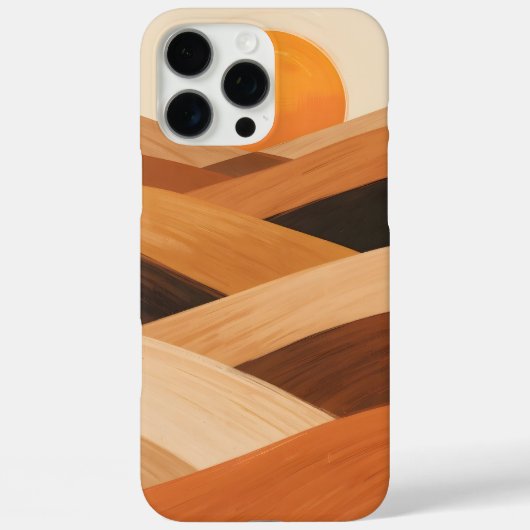 Zachte Zandgolven bij zonsondergang Case-Mate iPhone Case (Achterkant)