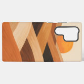 Zachte Zandgolven bij zonsondergang Samsung Galaxy Hoesje (Achterkant horizontaal)