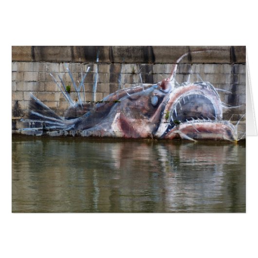 Zachte zeeduivel graffiti (Voorkant Horizontaal)