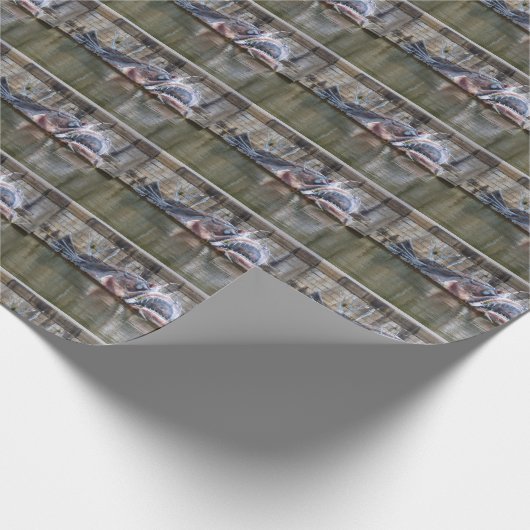 Zachte zeeduivel graffiti cadeaupapier (Hoek)