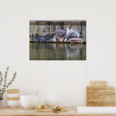 Zachte zeeduivel graffiti poster (Keuken)