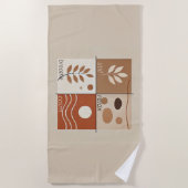 Zachte Zen Retreat Strandlaken (Voorkant)