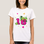 Zachte zestien t-shirt (Voorkant)
