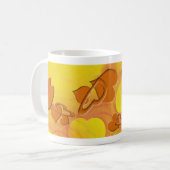 Zachte zijde van het Sinaasappel Koffiemok (Voorkant links)