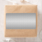 Zachte zilveren Sjabloon Etiket (Insitu)