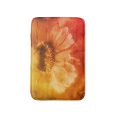 Zachte zinnia Daisy Flower in Sepia  Badmat (Voorkant Verticaal)