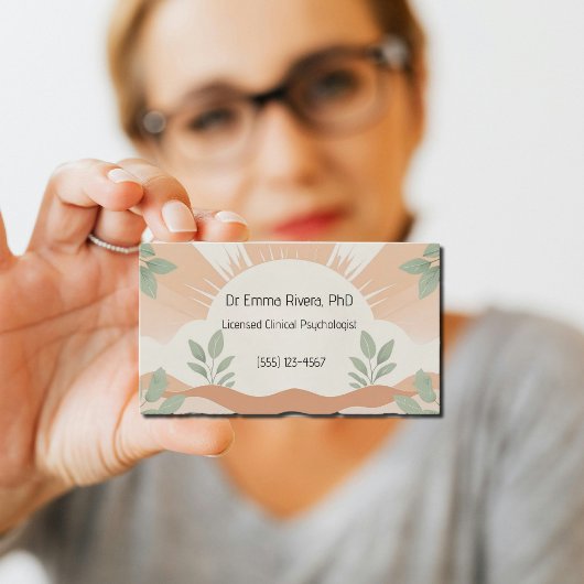 Zachte zomer - therapeuten visitekaartje