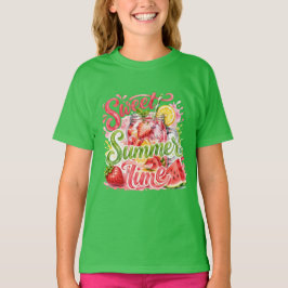Zachte Zomer Vibes Kinder Unisex T-Shirt 