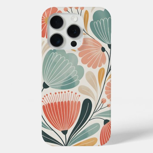 Zachte zomerbloem Case-Mate iPhone case (Achterkant)