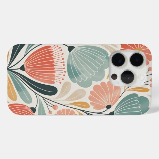 Zachte zomerbloem Case-Mate iPhone case (Achterkant (horizontaal))