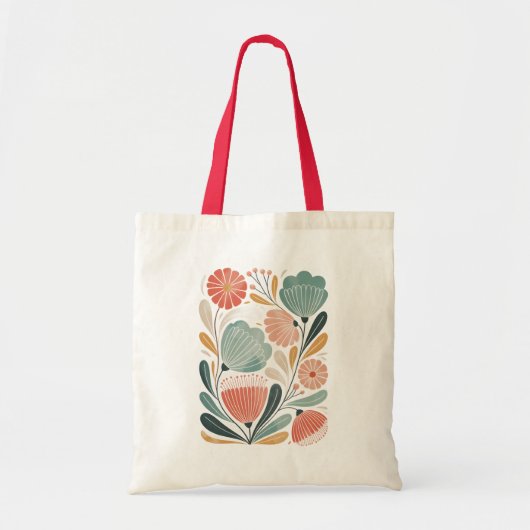 Zachte zomerbloem tote bag (Voorkant)