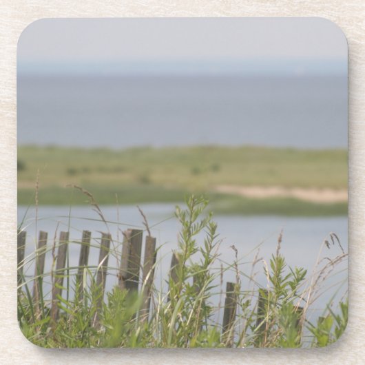 Zachte zomerdag op de strand Onderzetters (Voorkant)