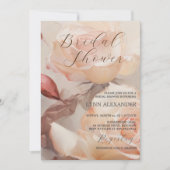 Zachte zomerse Rozen, elegant Vrijgezellenfeest Save The Date (Voorkant)