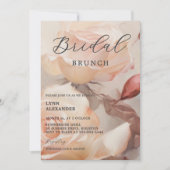 Zachte zomerse Rozen, elegant Vrijgezellenfeest Save The Date (Voorkant)