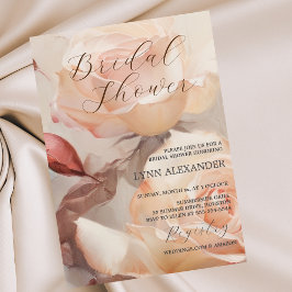 Zachte zomerse Rozen, elegant Vrijgezellenfeest Save The Date