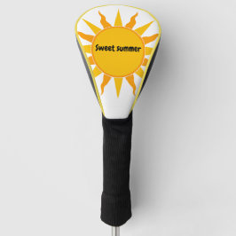 Zachte Zomerzon Grafische Golfclub Hoofddeksel Golfheadcover