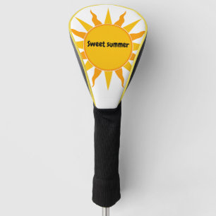 Zachte Zomerzon Grafische Golfclub Hoofddeksel Golfheadcover