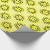 Zachte zon cadeaupapier (Hoek)