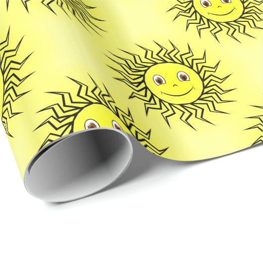 Zachte zon cadeaupapier (Rol Hoek)