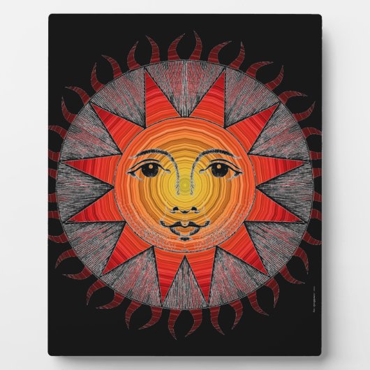 Zachte zon fotoplaat (Voorkant)