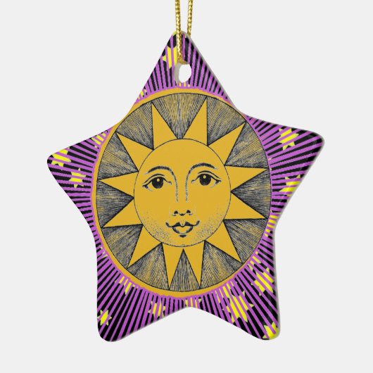 Zachte zon keramisch ornament (Links)