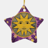 Zachte zon keramisch ornament (Achterkant)