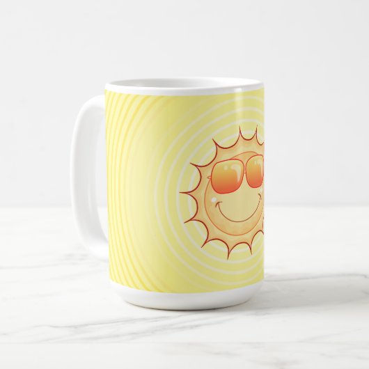 Zachte zon koffiemok (Voorkant links)