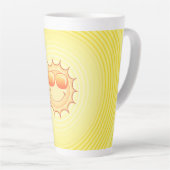 Zachte zon latte mok (Rechterhoek)