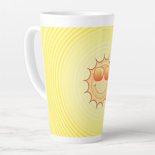 Zachte zon latte mok (Linkerhoek)