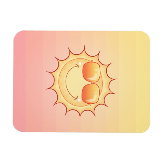 Zachte zon magneet (Horizontaal)