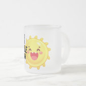 Zachte zon matglas koffiemok (Voorkant rechts)