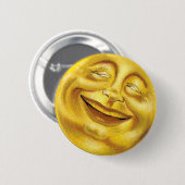 Zachte zon ronde button 5,7 cm (Voorkant /achterkant)