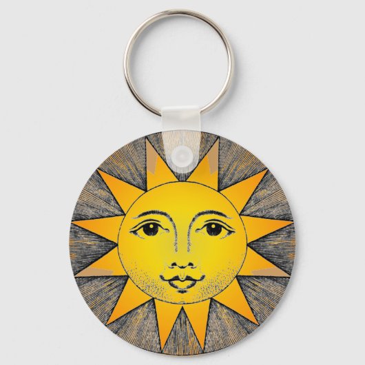 Zachte zon sleutelhanger (Voorkant)