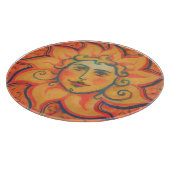 Zachte zon, sprookjeskunst, Oranje geel Snijplank (Hoek)