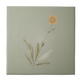 Zachte Zonnebloem Keramische Tegels Tegeltje (Voorkant)