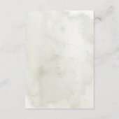 Zachte zonnebloemen Boho hart bruiloft details Informatiekaartje (Achterkant)