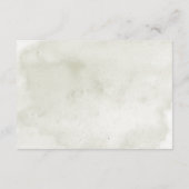 Zachte zonnebloemen Boho hart bruiloft details Informatiekaartje (Achterkant)