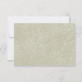 Zachte zonnebloemen Boho hart bruiloft Save The Date (Achterkant)