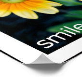 Zachte zonnebloemen poster (Hoek)