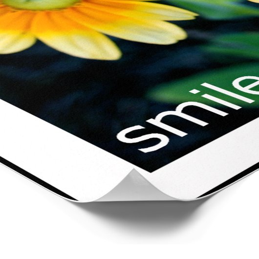 Zachte zonnebloemen poster (Hoek)