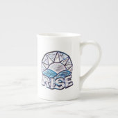 Zachte Zonnehelling ~ Het opsplitsen Bericht Grafi Porselein Kop (Rechts)