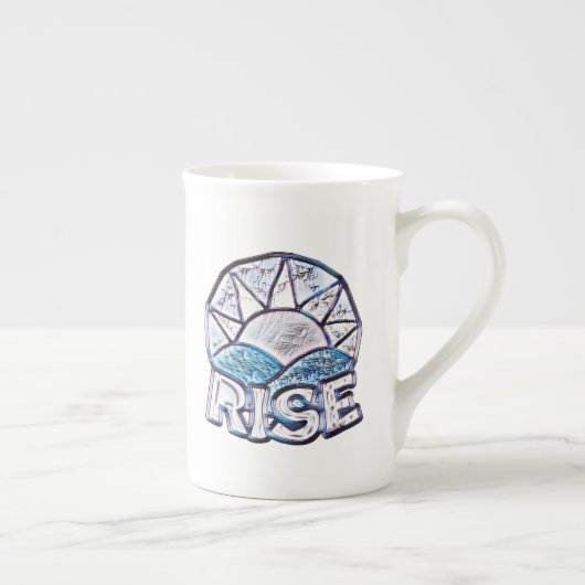 Zachte Zonnehelling ~ Het opsplitsen Bericht Grafi Porselein Kop (Rechts)