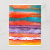 Zachte zonnestralen met zonnestralen briefkaart (Voorkant)