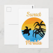 Zachte zonsondergang in Florida Briefkaart (Voorkant / Achterkant)
