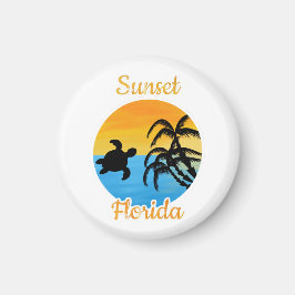 Zachte zonsondergang in Florida Magneet