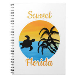 Zachte zonsondergang in Florida Notitieboek